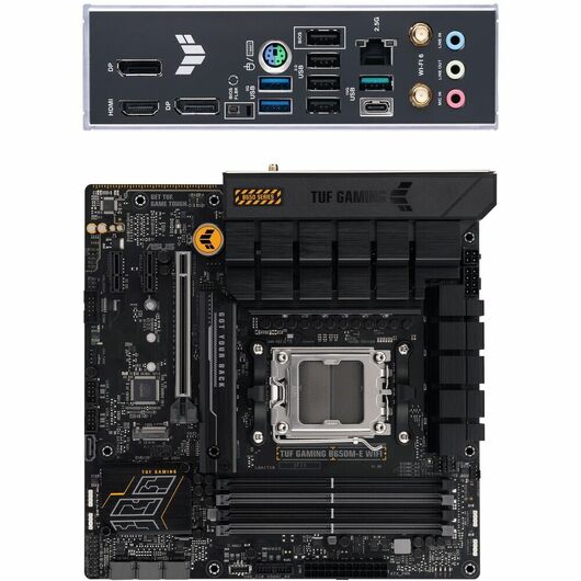 Материнская плата ASUS TUF GAMING B650M-E WIFI DDR5 (Socket AM5, microATX), фото 1