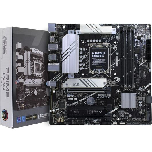 Материнская плата ASUS PRIME B760M-A-CSM DDR5 (LGA1700, microATX), фото 1