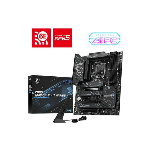 Материнская плата MSI Z890 GAMING PLUS WIFI6E DDR5 (LGA1851, ATX), фото 1