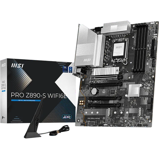 Материнская плата MSI PRO Z890-S WIFI6E DDR5 (LGA1851, ATX), фото 2