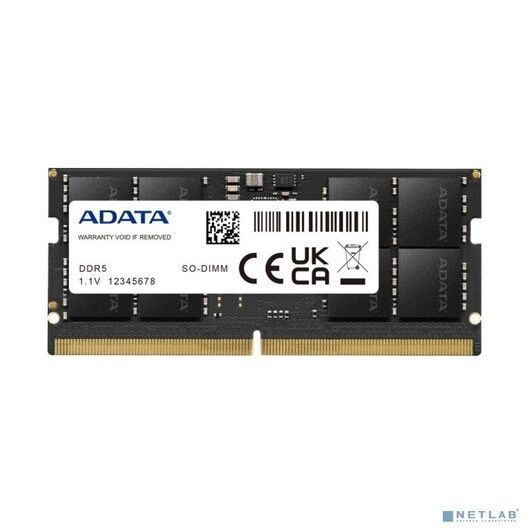 Модуль оперативной памяти ADATA DDR5 16GB 4800MHz SO-DIMM (для ноутбуков), фото 1