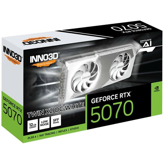 Видеокарта Inno3D GeForce RTX 5070 Twin X2 12GB GDDR7 (N50702-12D7-195064N), фото 1
