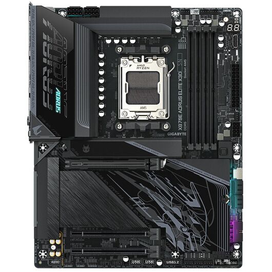 Материнская плата Gigabyte X870E AORUS ELITE X DDR5 (AMD AM5, ATX), фото 1