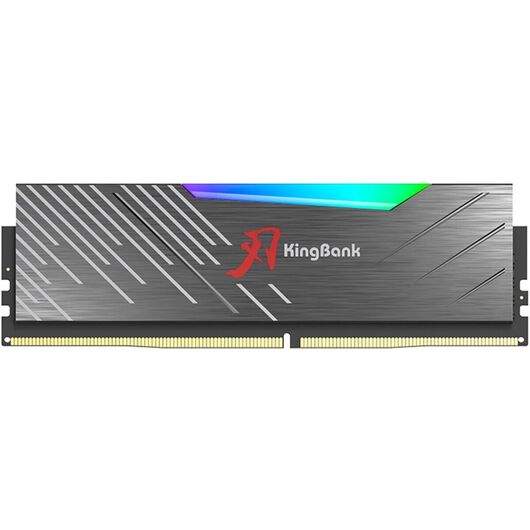 Комплект оперативной памяти KingBank DDR4 32GB (2x16GB) 3600MHz Black Heatsink RGB DRAM, фото 3