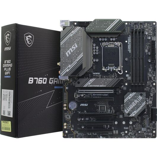 Материнская плата MSI B760 GAMING PLUS WIFI DDR5 (LGA1700, ATX), фото 1
