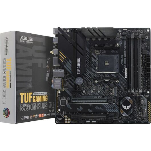 Материнская плата ASUS TUF GAMING B550M-PLUS DDR4 (Socket AM4, mATX), фото 1