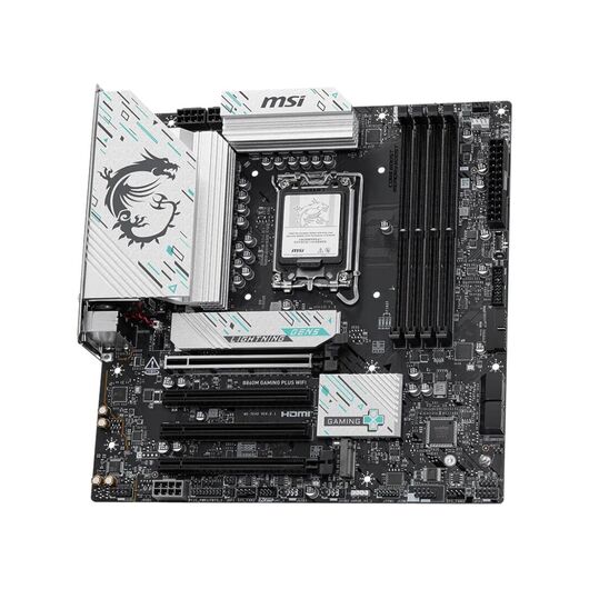 Материнская плата MSI B860M GAMING PLUS WIFI DDR5 (LGA1851, Micro-ATX), фото 2