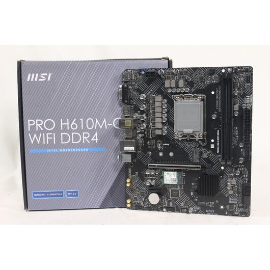 Материнская плата MSI PRO H610M-G WIFI DDR4 (LGA1700, Micro-ATX), фото 3