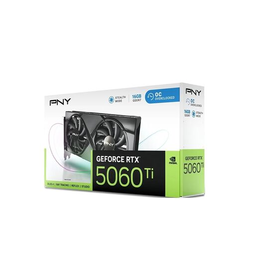 Видеокарта PNY GeForce RTX 5060 Ti Verto OC 16GB GDDR7 (VCG5060T16DFXB1-O), фото 9
