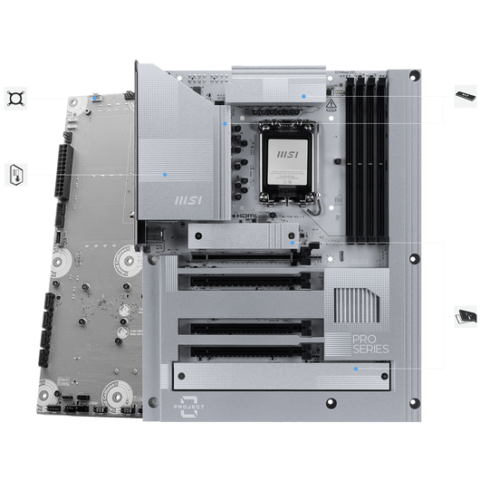 Материнская плата MSI PRO Z890-S WIFI PZ DDR5 (LGA1851, ATX), фото 2