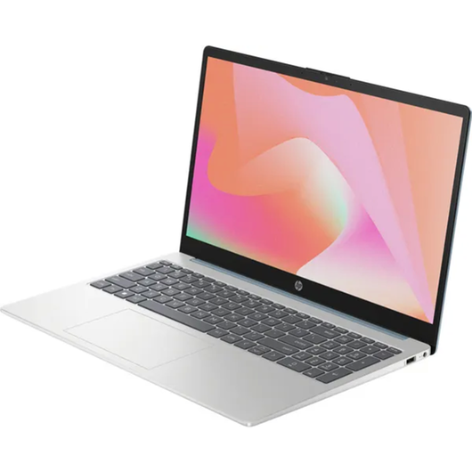 Ноутбук HP 15-fd1134nia (8M9) (Intel Core 3-100U / DDR4 8GB / SSD 512GB / 15.6" FHD IPS / Intel UHD Graphics / NoOS / RU) Natural Silver (D78M9EA), фото 2