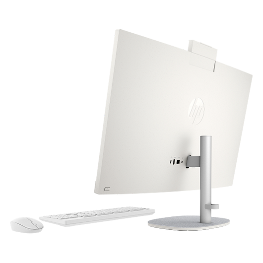 Моноблок HP 27-cr0092ci (290/291) (Intel Core i7-1355U / DDR4 16GB / SSD 512GB / 27" FHD IPS / Intel Iris Xe Graphics / NoDVD / key + mouse / NoOS / RU) White (D96ZZEA), фото 2
