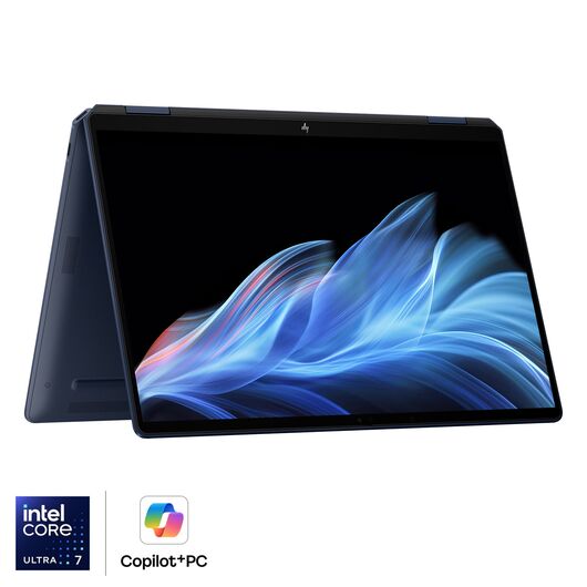 Ноутбук HP OmniBook X Flip 14-fm0013dx (UJ1) (Intel Core Ultra 5-226V / DDR5 16GB / SSD 512GB / 14" WUXGA Touchscreen / Integrated Intel Arc 130V / Backlit / Win11H / Eng) Blue (B5UJ1UA), фото 2