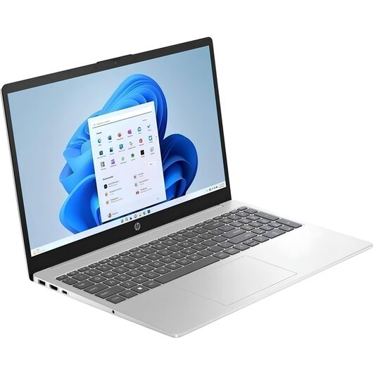 Ноутбук HP 15-fd1134nia (8M9) (Intel Core 3-100U / DDR4 8GB / SSD 512GB / 15.6" FHD IPS / Intel UHD Graphics / NoOS / RU) Natural Silver (D78M9EA), фото 3