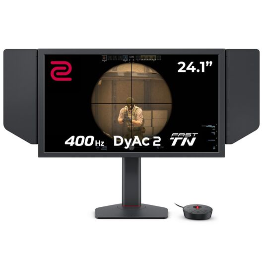 Флагманский киберспортивный монитор 24.1" BenQ ZOWIE XL2566X+ Fast TN Full HD 400Hz 0.5ms DyAc 2 HAS Black (9H.LMRLB.QBP), фото 1