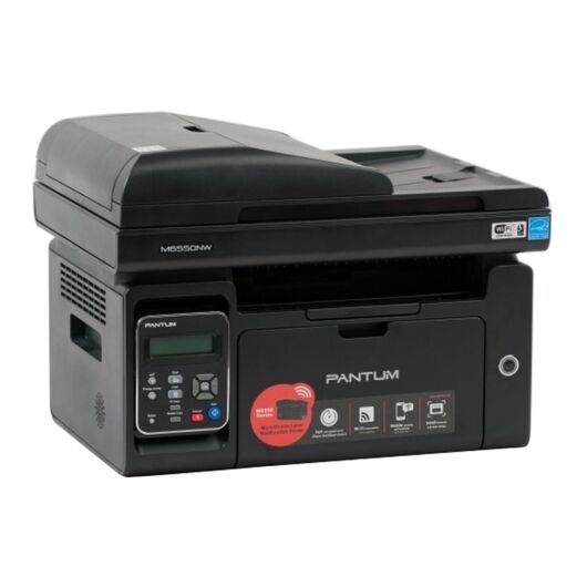 МФУ Pantum M6550NW (A4 / 22 стр/мин / 128MB / монохромное лазерное / 3-in-1 / LCD / Wi-Fi / Network / ADF), фото 1
