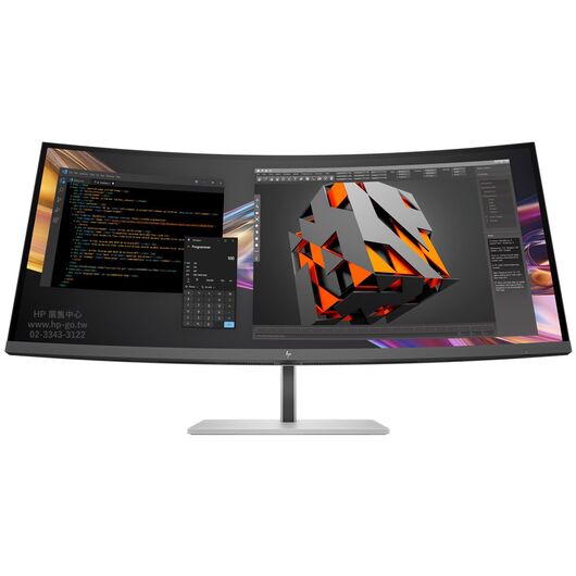 Монитор 37.5" HP Series 7 Pro 738PU (8K167AA) IPS Black WQHD+ (3840x1600) 120Hz 5ms HDMI DisplayPort Thunderbolt 4 / USB Type-C Audio HAS Black-Silver, фото 2