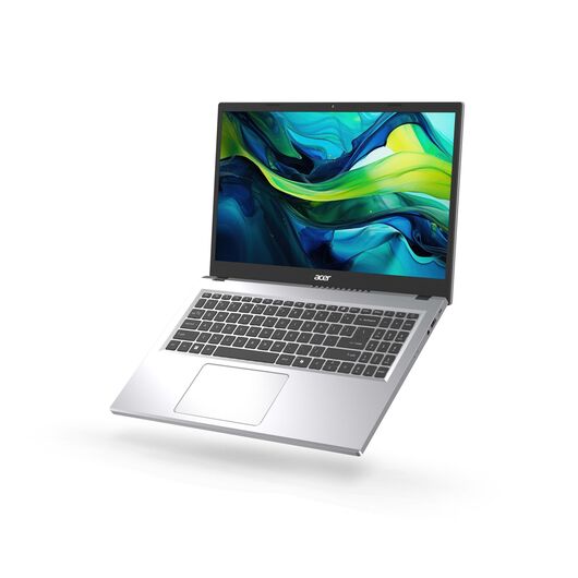 Ноутбук Acer Aspire Go 15 (Intel Core i3-N305 / DDR5 8GB / UFS 128GB / 15.6" FHD / Intel UHD Graphics / Win11 / RU) Steel Gray (NX.JJLAA.001), фото 2