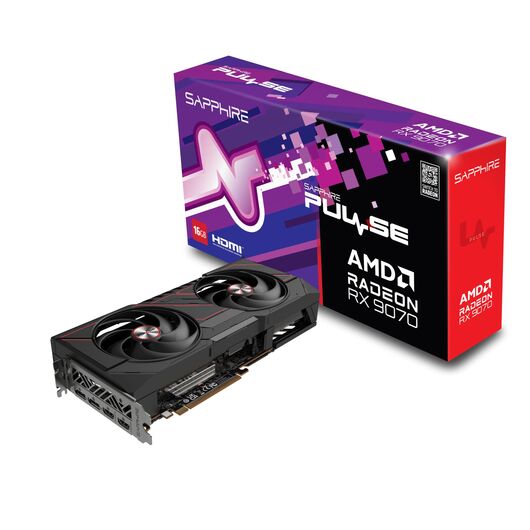 Видеокарта Sapphire PULSE AMD Radeon RX 9070 GAMING 16GB GDDR6 HDMI / DP (11349-03-20G), фото 1