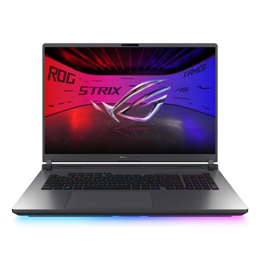 Ноутбук ASUS ROG Strix G16 (Intel Core Ultra 9-275HX / DDR5 16GB / SSD 1TB / 16" WQXGA 240Hz / NVIDIA GeForce RTX 5070 Ti 12GB / Backlit / NoOS / RU) Eclipse Gray (90NR0LR1-M004X0 / G615), фото 1