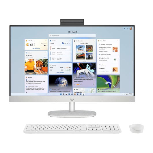 Моноблок HP 27-cr1005l (2V2) (Intel Core Ultra 5-125U / DDR5 16GB / SSD 512GB / 27" FHD IPS / Intel UHD Graphics / No DVD / key + mouse / NoOS / RU) White (CW2V2PA), фото 10