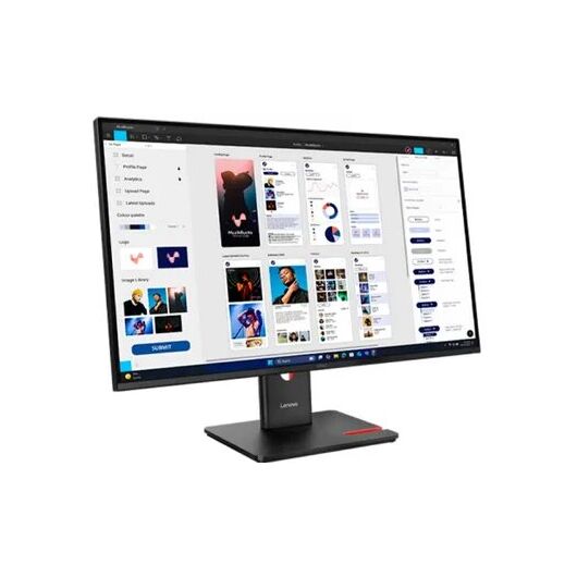 Профессиональный монитор 31.5" Lenovo ThinkVision T32UD-40 IPS WLED 4K UHD (3840x2160) 60Hz 4ms HDMI DisplayPort USB Type-C Eclipse Black (64B0GAT1EU), фото 1