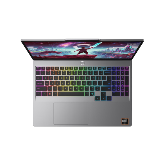 Ноутбук Lenovo LOQ 15AHP11 (AMD Ryzen 7-250 / DDR5 16GB / SSD 512GB / 15.3" WUXGA IPS 165Hz / NVIDIA GeForce RTX 5050 8GB / Backlit / NoOS / RU) Luna Grey (83TN000ERK), фото 2