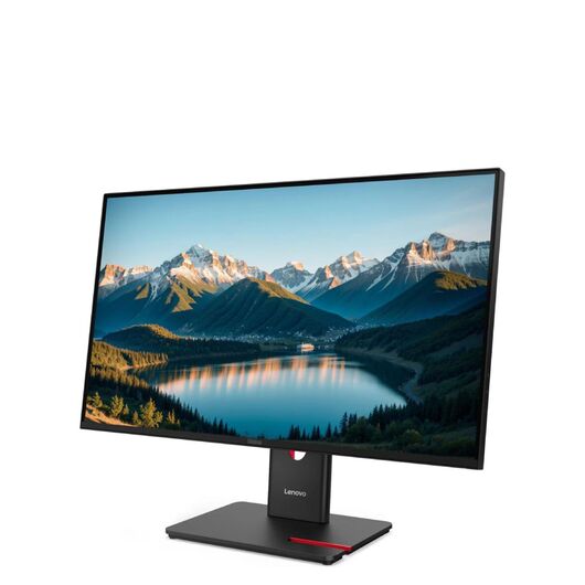 Профессиональный монитор 27" Lenovo ThinkVision T27QD-40 IPS WLED QHD (2560x1440) 2K 120Hz 4ms HDMI DisplayPort USB Type-C Eclipse Black (64AAGAT2EU), фото 2