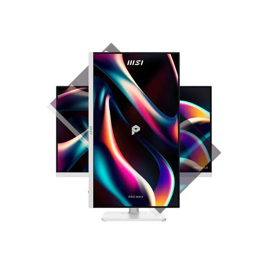 Игровой монитор 23.8" MSI PRO MAX 241PHW E14 IPS Full HD (1920x1080) 144Hz 1ms HDMI DisplayPort Type-C HAS Pivot White (9S6-3PF44H-010), фото 2