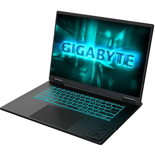 Игровой ноутбук GIGABYTE GAMING A16 GA63H (AMD Ryzen 7-260 / DDR5 16GB / SSD 512GB / 16.0" FHD 165Hz / RTX 5050 8GB / Backlit / NoOS / RU) Black (3THK3KZ893SD), фото 1