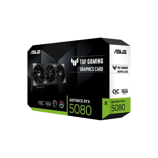 Видеокарта ASUS TUF Gaming GeForce RTX 5080 OC Edition 16GB GDDR7 (TUF-RTX5080-O16G-GAMING / 90YV0M30-M0NA00), фото 1