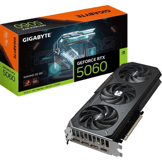 Видеокарта Gigabyte GeForce RTX 5060 GAMING OC 8GB (GV-N5060GAMING OC-8GD), фото 1