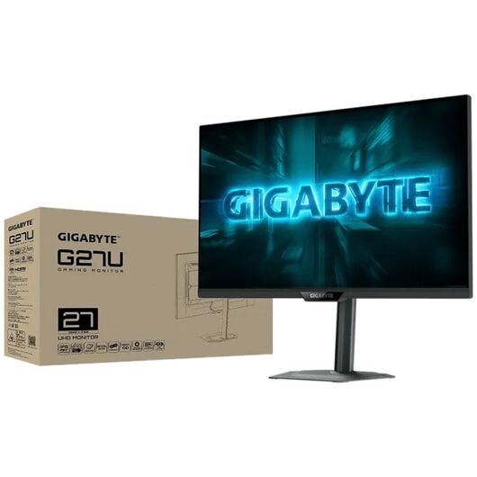 Игровой монитор 27" Gigabyte G27U 4K Super Speed IPS UHD 160Hz 1ms HDMI DP Black, фото 2