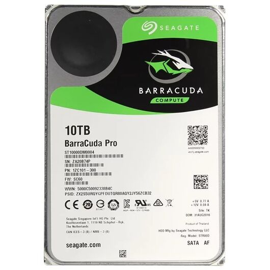Жесткий диск Seagate BarraCuda 10TB, фото 9