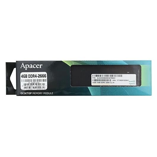 Оперативная память Apacer 4GB DDR4 (AU04GGB26CQTBGH), фото 1