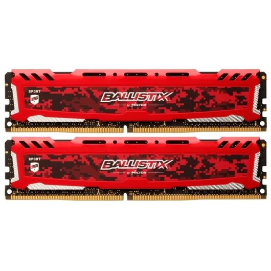 Оперативная память Crucial 16ГБ DDR4 Ballistix Sport (BLS2K8G4D26BFSEK), фото 1