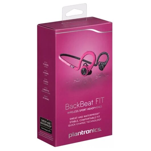 Беспроводные наушники Plantronics BackBeat FIT Pink, фото 2