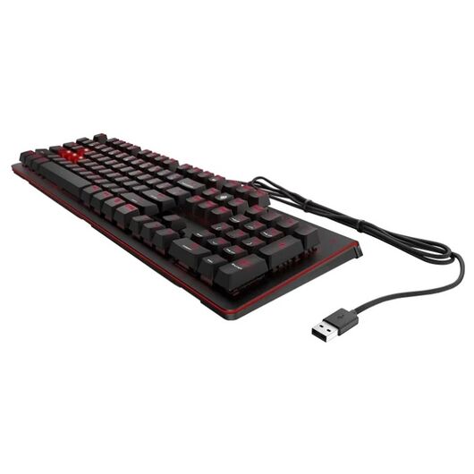 Игровая клавиатура HP OMEN 1100 Black-Red, фото 12