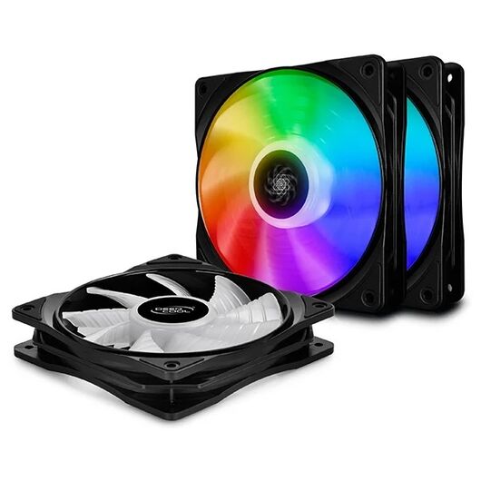 Комплект вентиляторов для корпуса Deepcool CF 120 - 3 in 1, фото 1