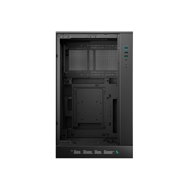 Корпус Deepcool CH270 DIGITAL – чёрный корпус с LED-дисплеем ...